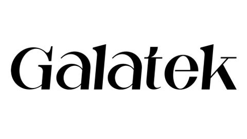A logo for the brand Galatek