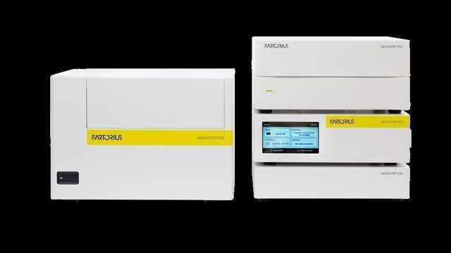 Incucyte® CX3 Live-Cell Analysis System for real-time monitoring and imaging of cell cultures. Ask ChatGPT