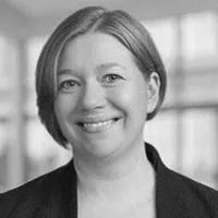 Headshot of Dr. Lindsay Davies in greyscale.